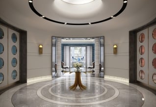 Waldorf Astoria's Luxury Apartments Private Residential Wellness Reception