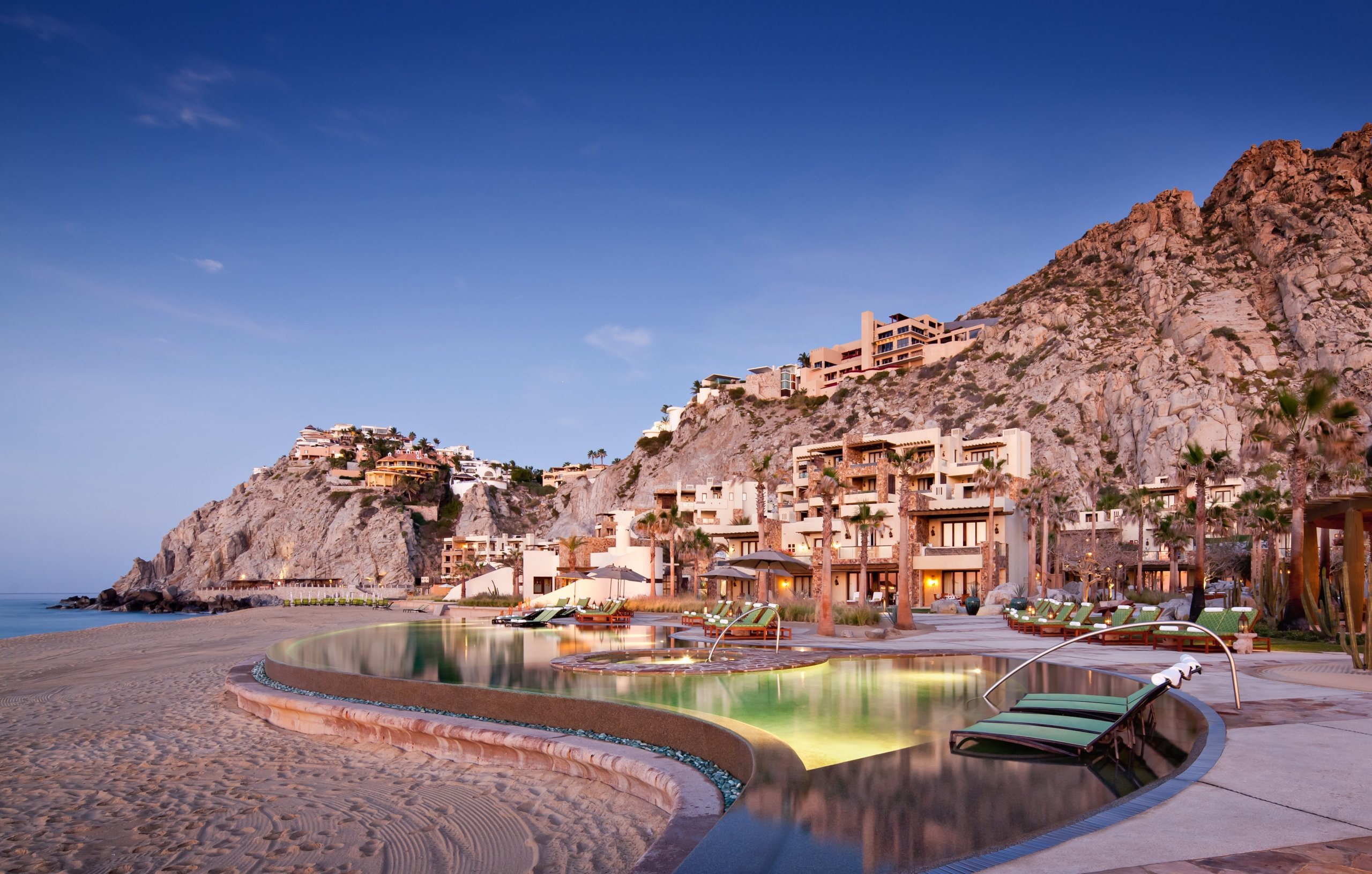 The Beach Pool at the Waldorf Astoria Los Cabos, Mexico